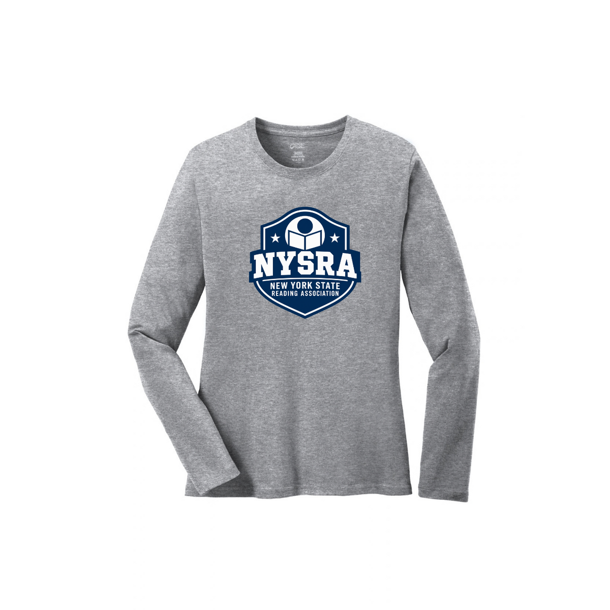 NYSRA Single Sided Long Sleeve Tshirt Gray