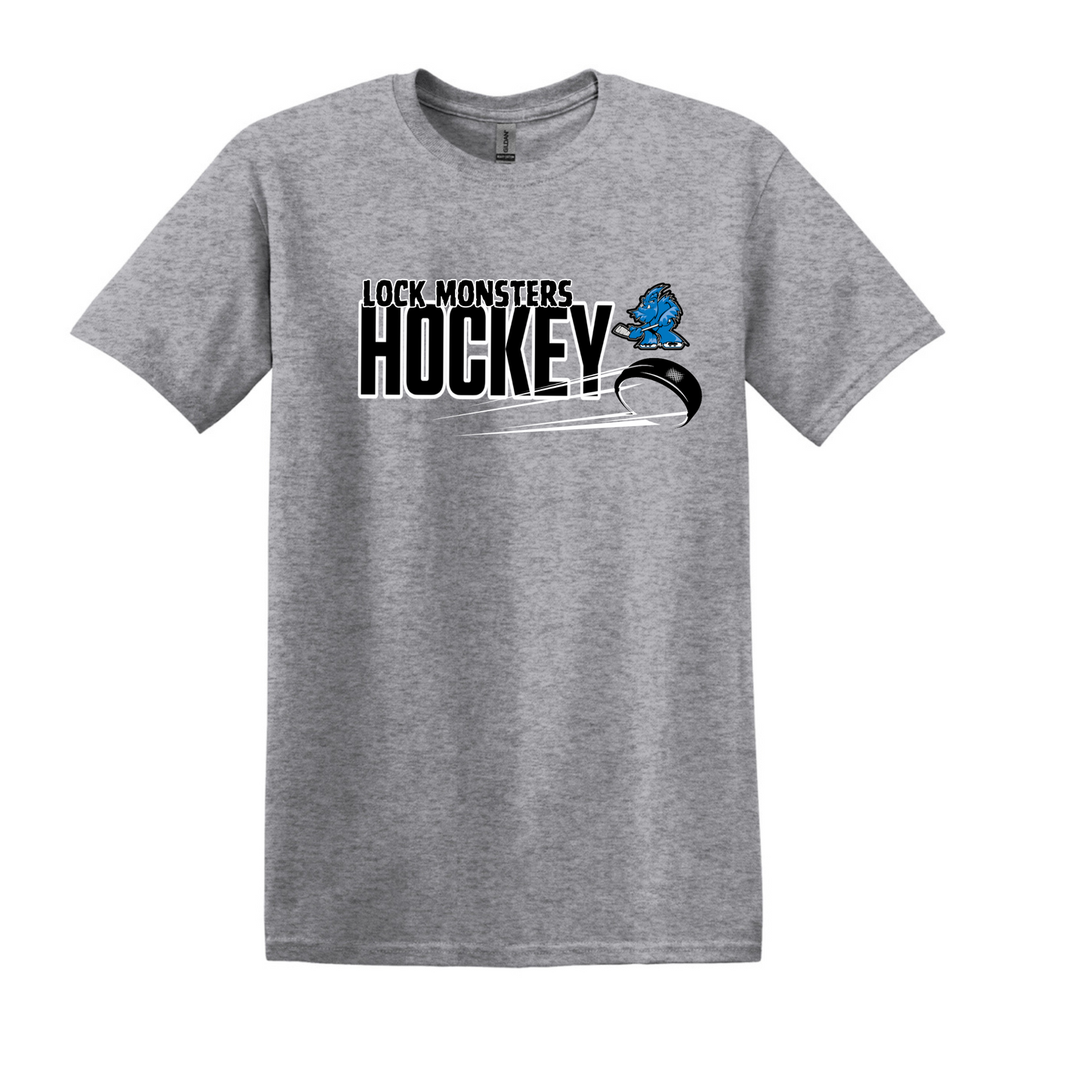 Lock Monster Puck Short Sleeve T-shirt