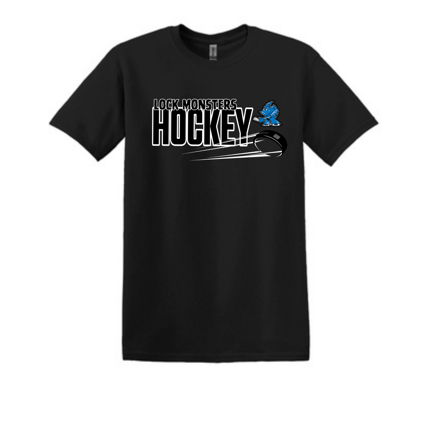 Lock Monster Puck Short Sleeve T-shirt