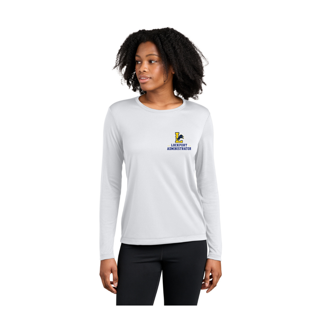 Lockport Admin Ladies Dri Fit Long Sleeve