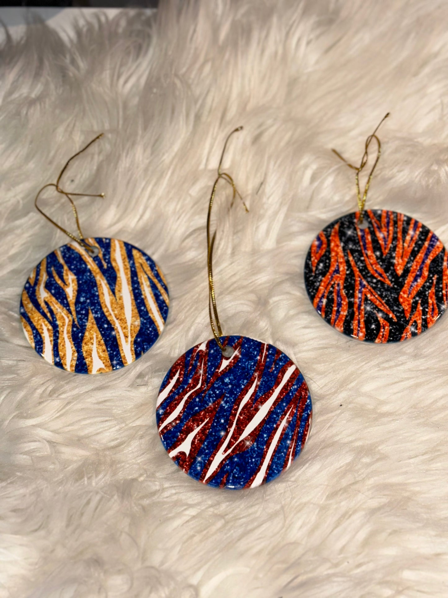 Ceramic Team Ornaments