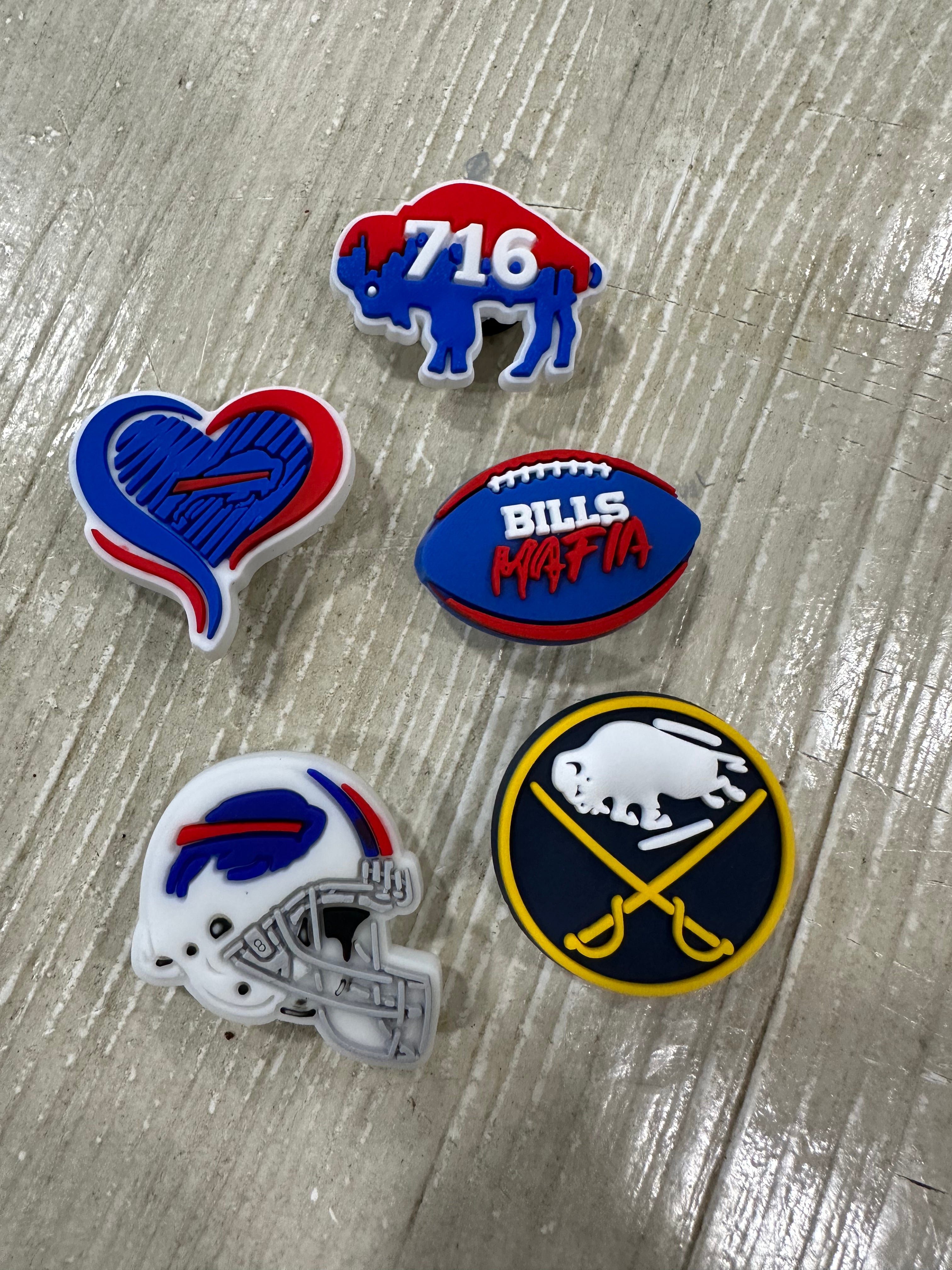 buffalo bills croc charms