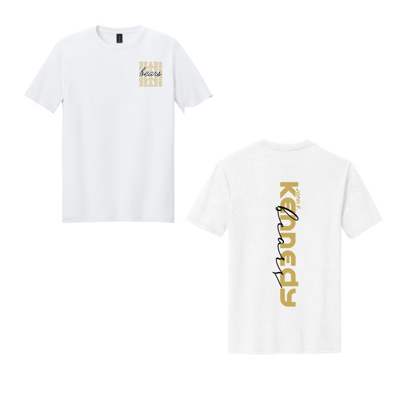 JFK Fundraiser Double Sided Tshirt
