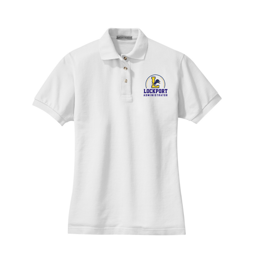 Lockport Admin Ladies Cotton Polo
