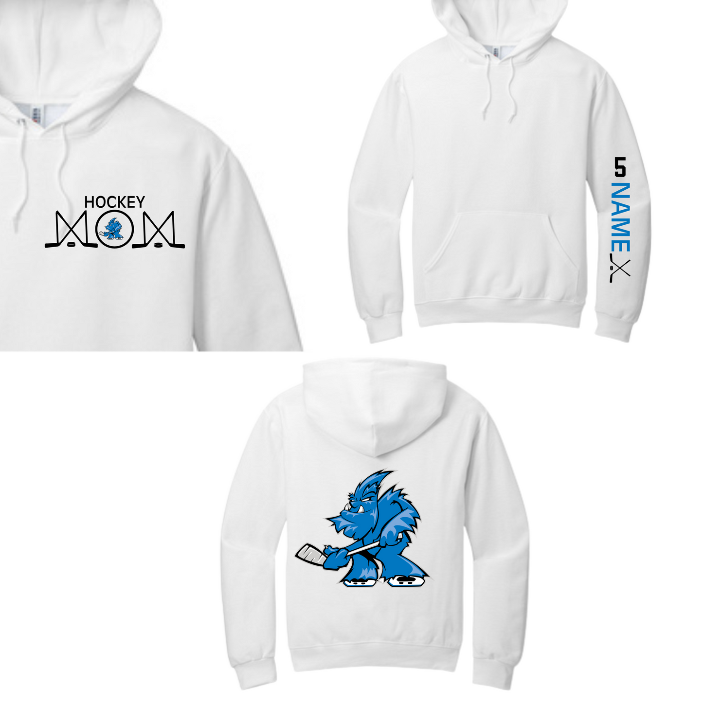 Hockey Mom Sleeve Personalization