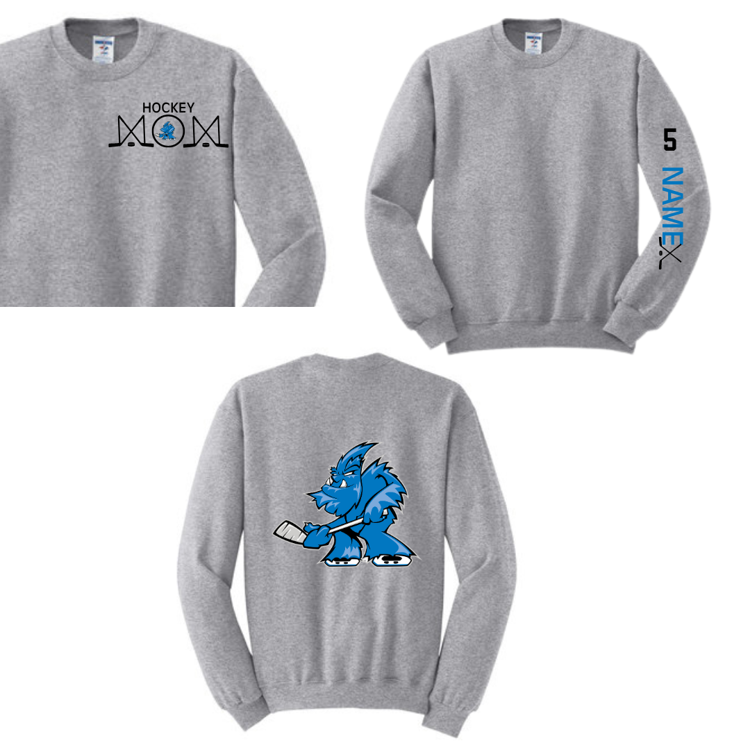 Hockey Mom Sleeve Personalization