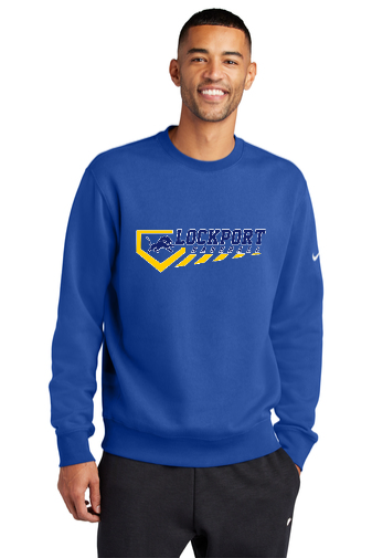 Nike Club Fleece Sleeve Swoosh Crew