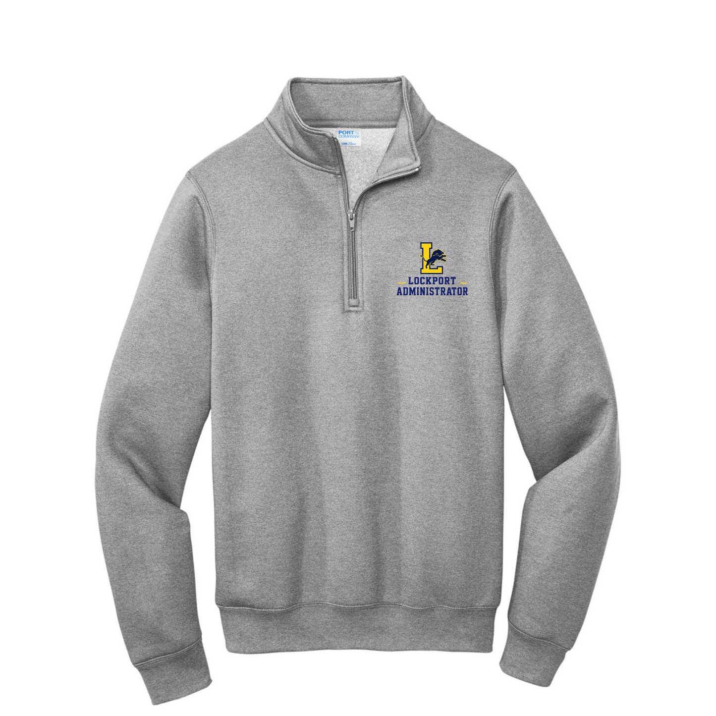 Lockport Admin Mens Cotton 1/4 Zip