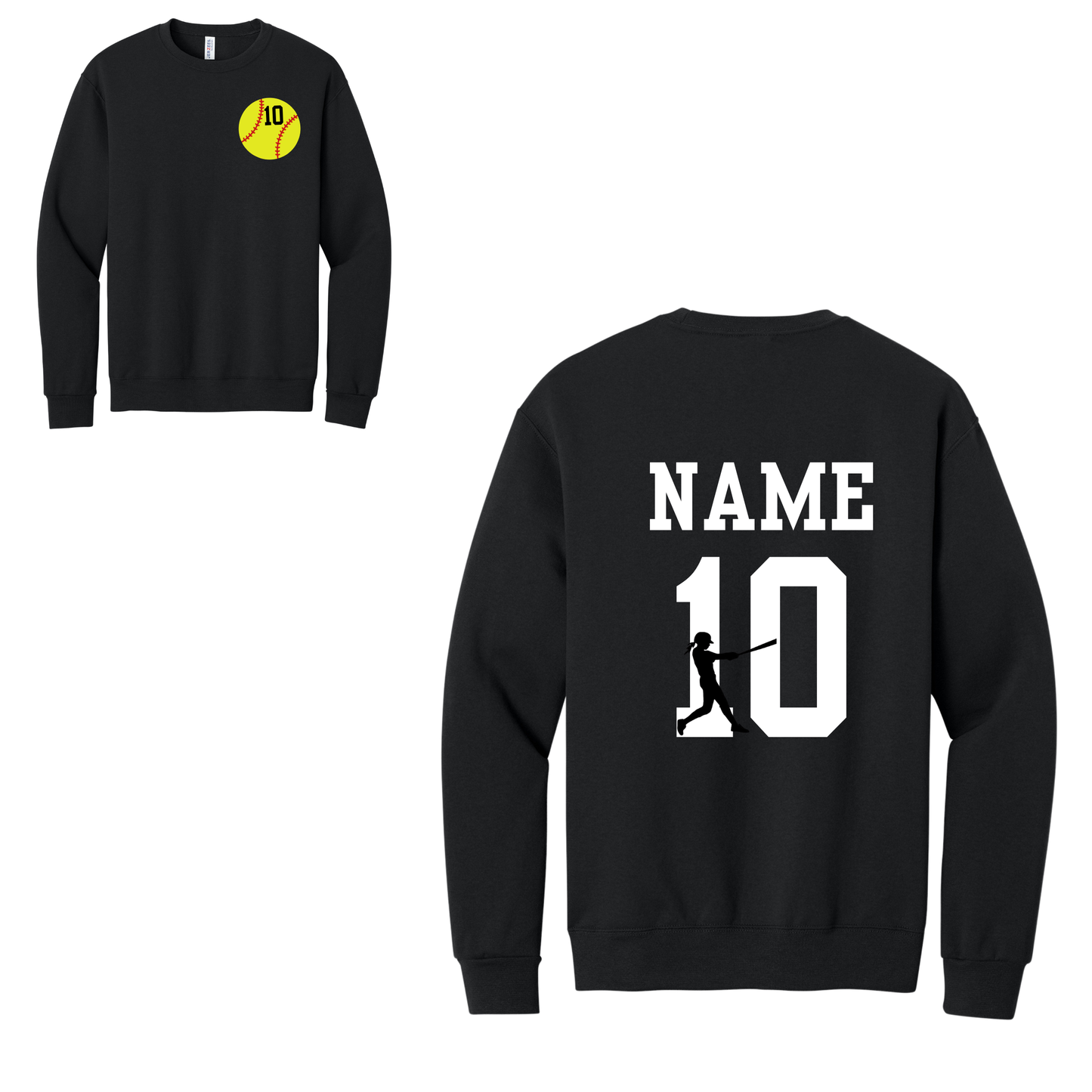 Custom Softball Crewneck