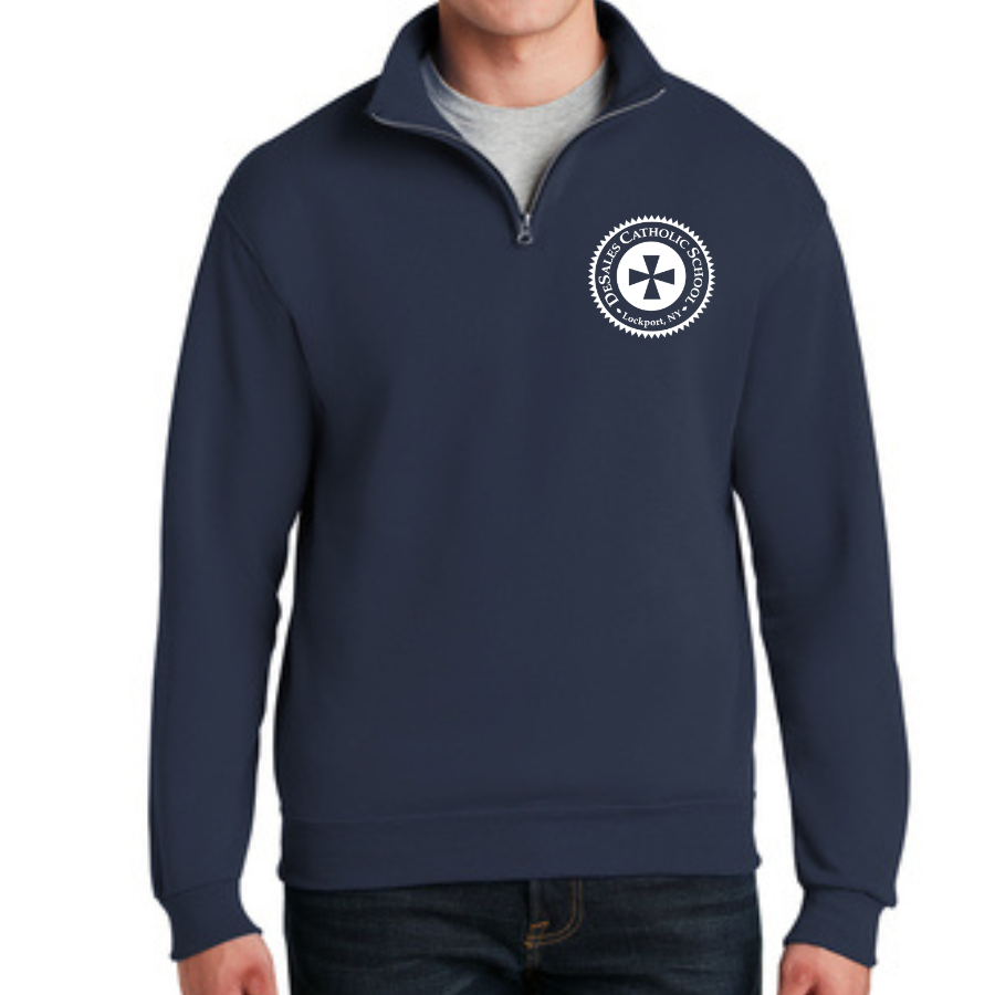 1/4-Zip Cadet Collar Sweatshirt
