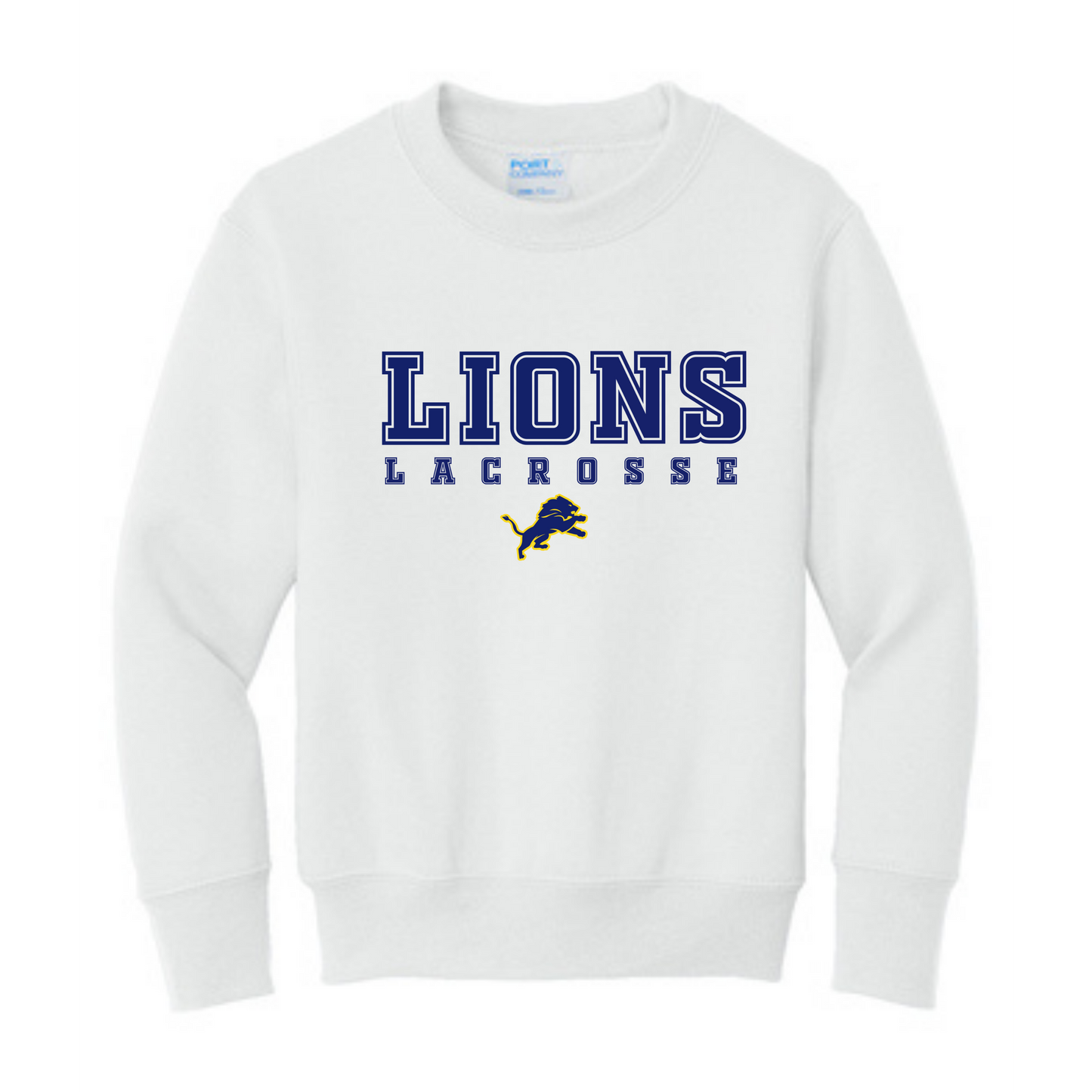 Boys Lions Lacrosse Crewneck