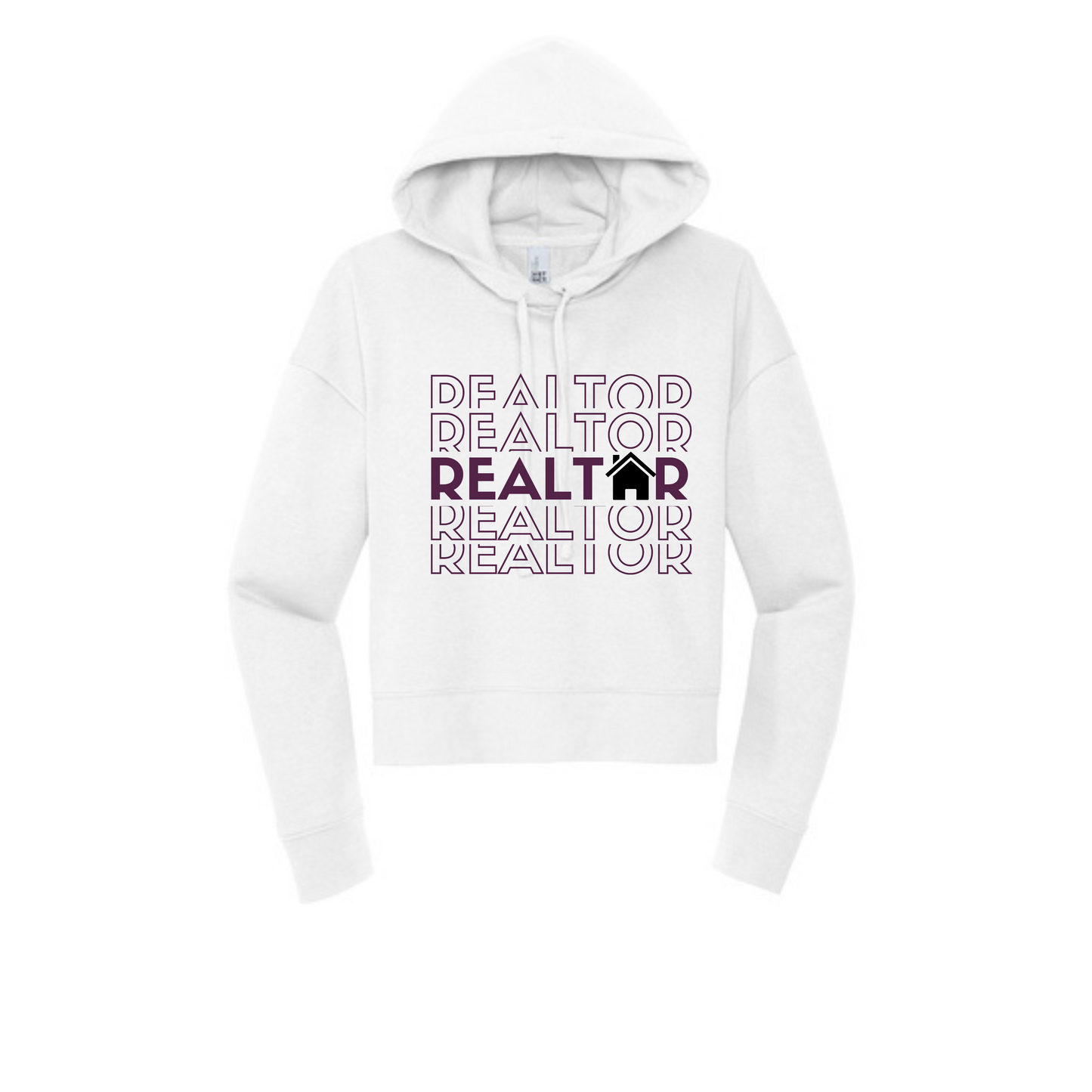 Woman's Realtor Cropped Hoodie