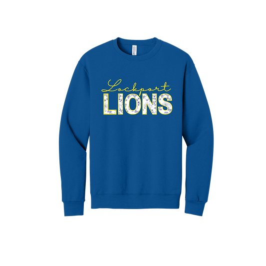 AM Fundraiser Floral  Crewneck Sweatshirt
