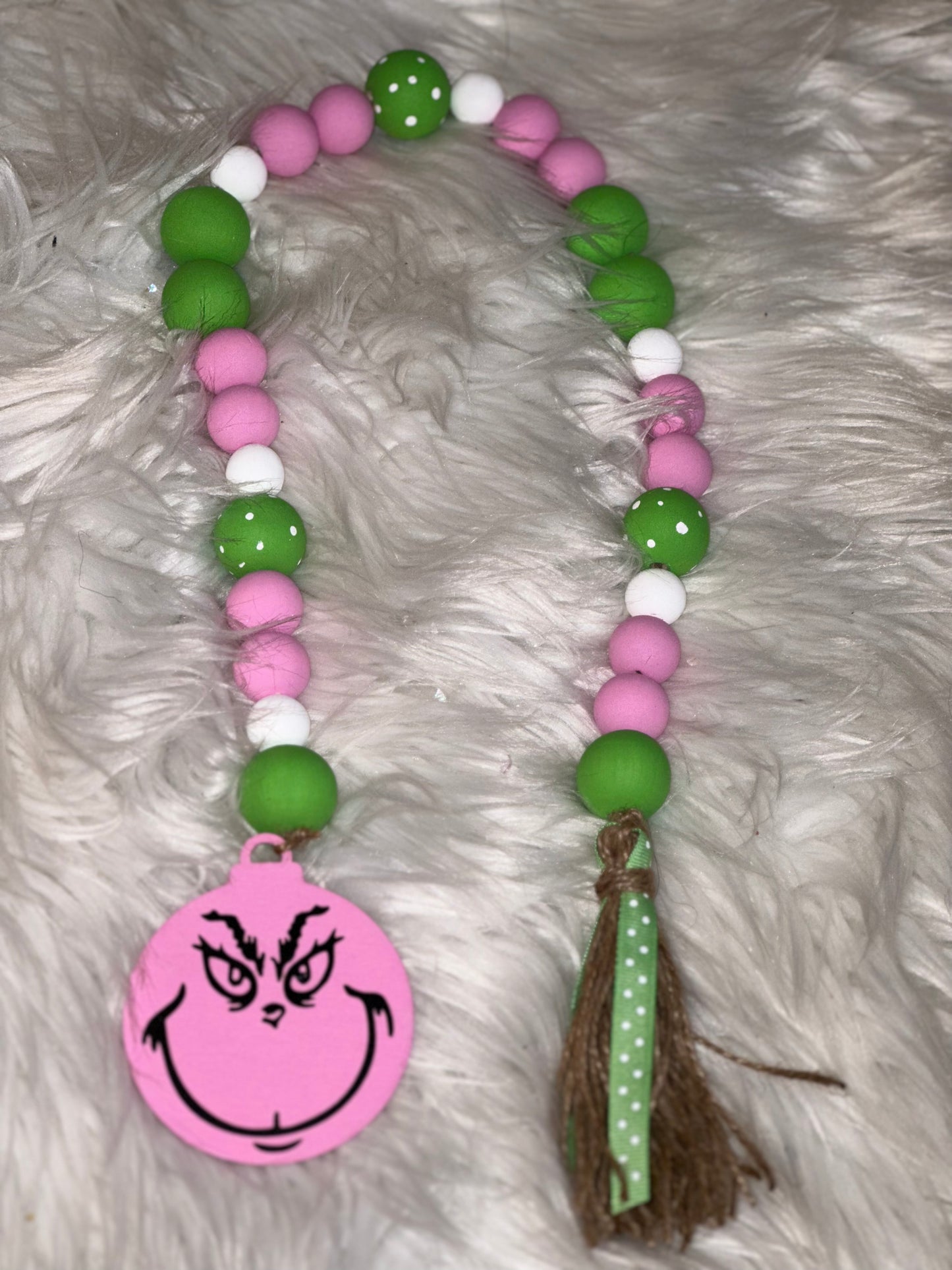 Grinch beads