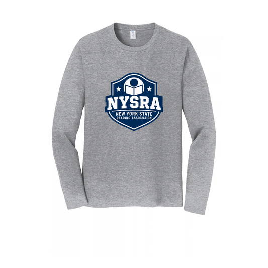 NYSRA Single Sided Long Sleeve Tshirt Gray