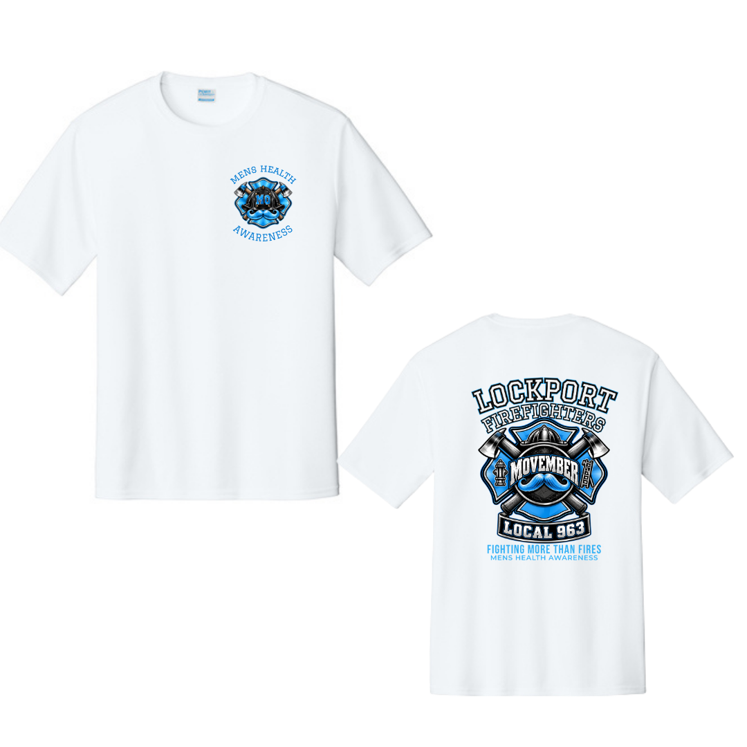LFD Movember White Tshirt