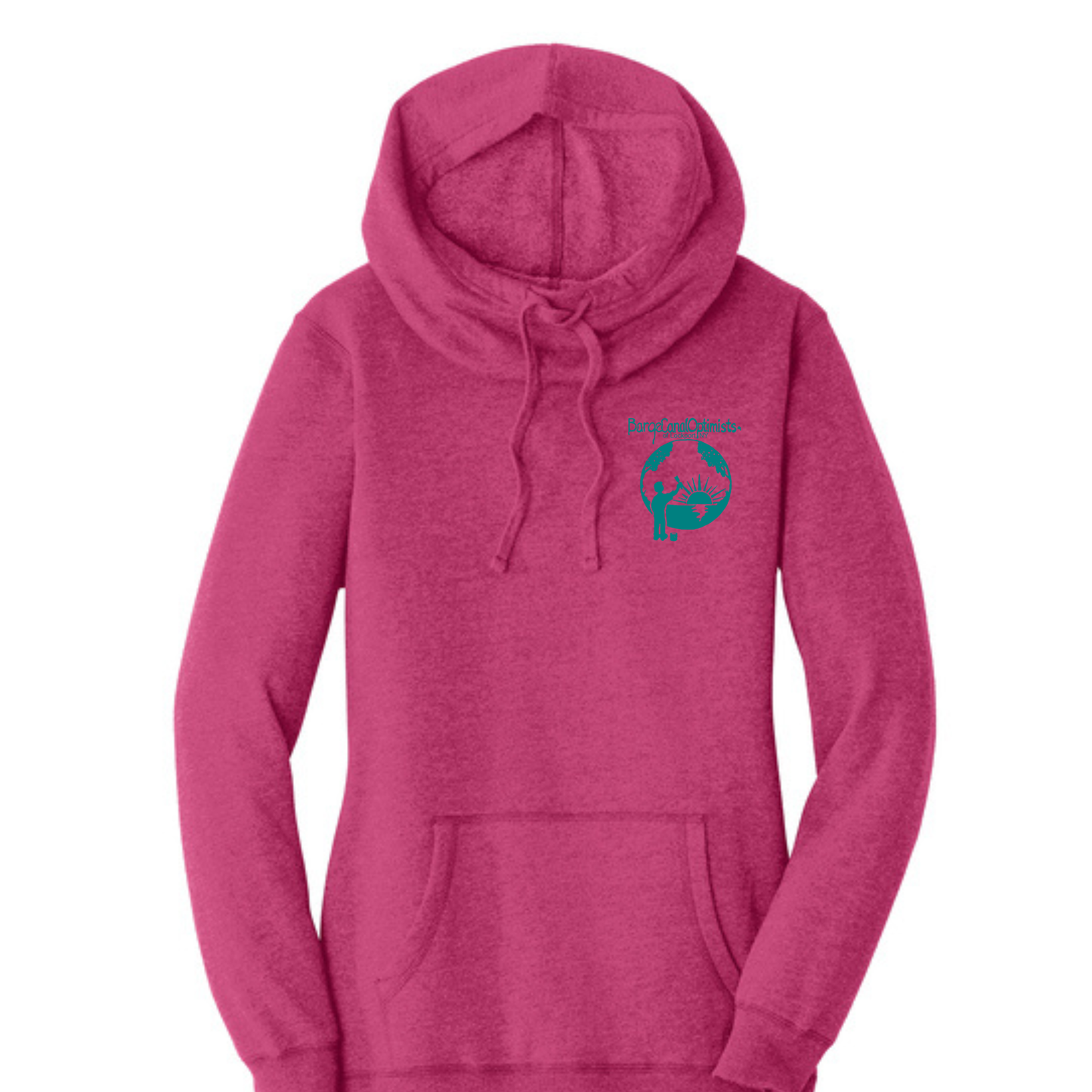 Barge Optimist Ladies Heathered Hoodie