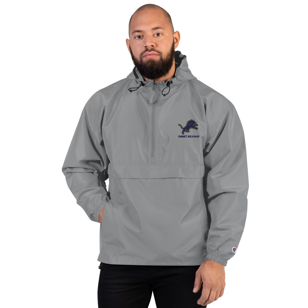 Emmet Belknap Hooded Embroidered Windbreaker