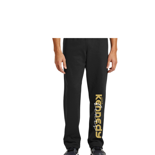 JFK Fundrasier Long Image Open Bottom Sweatpants
