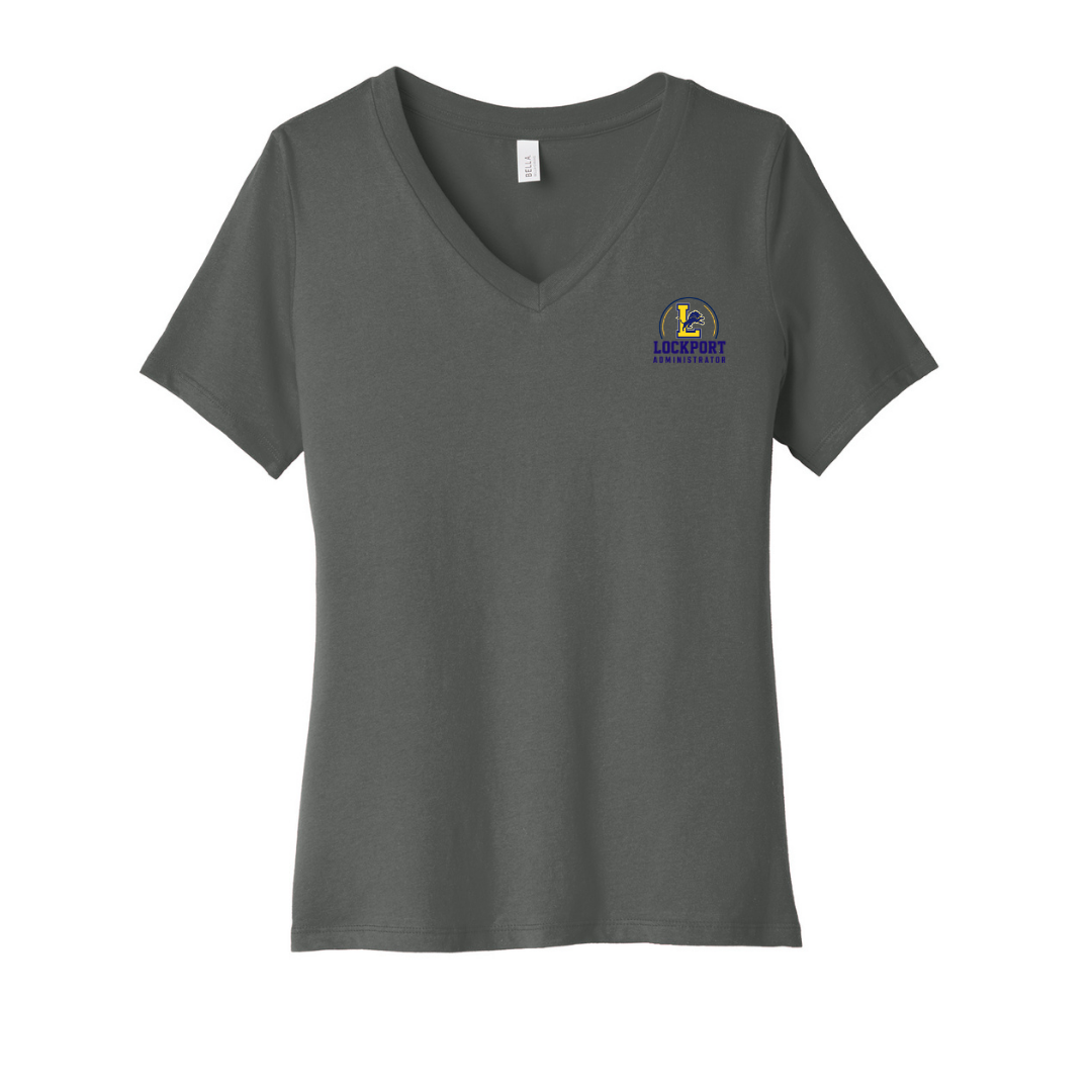 Lockport Admin Ladies vneck