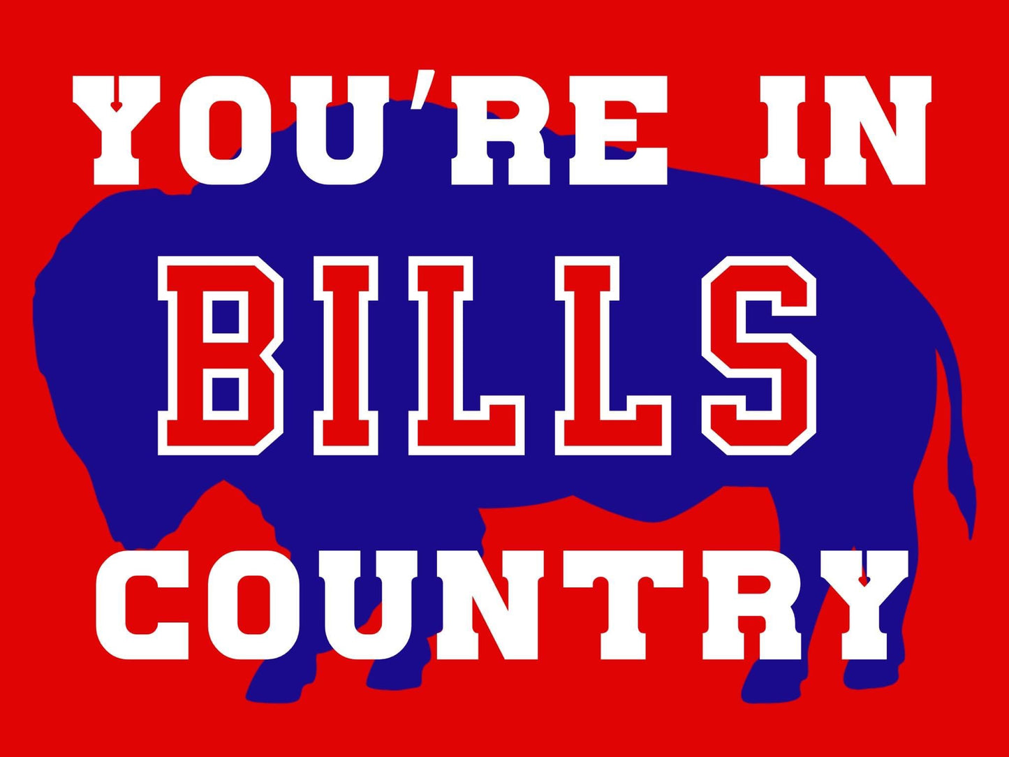 Bills Country Yard Sign