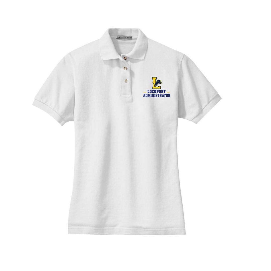 Lockport Admin Ladies Cotton Polo
