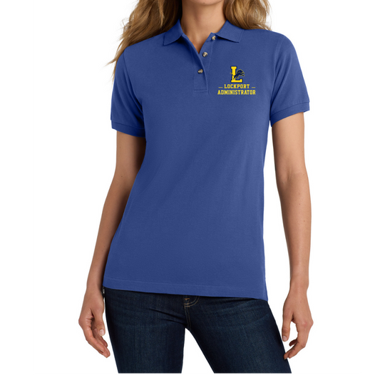 Lockport Admin Ladies Cotton Polo