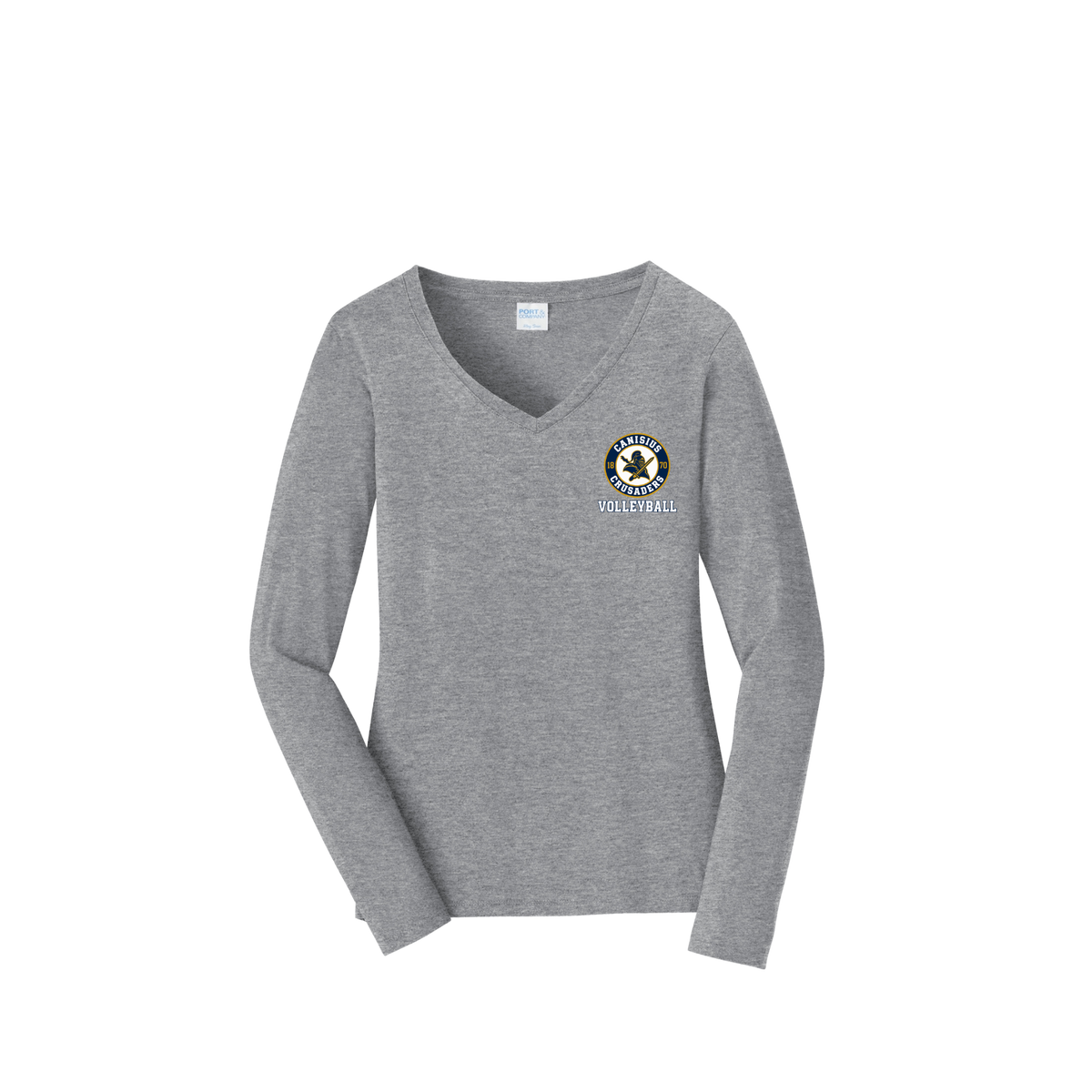 Canisius Ladies Vneck Long/Short Sleeve Tshirt