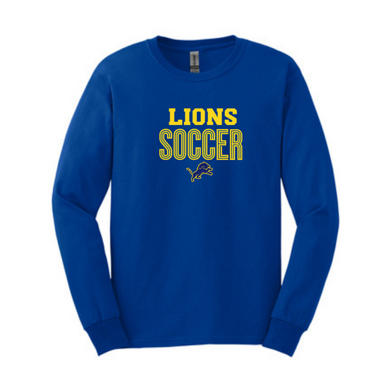 Boys Soccer Lions Soccer long sleeve tshirt