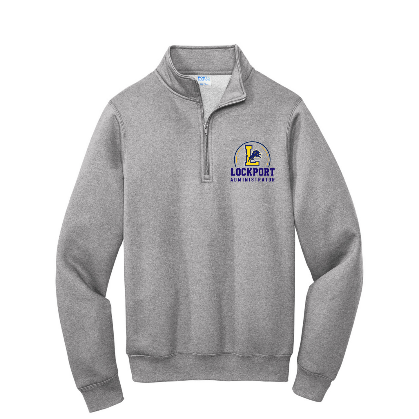 Lockport Admin Mens Cotton 1/4 Zip