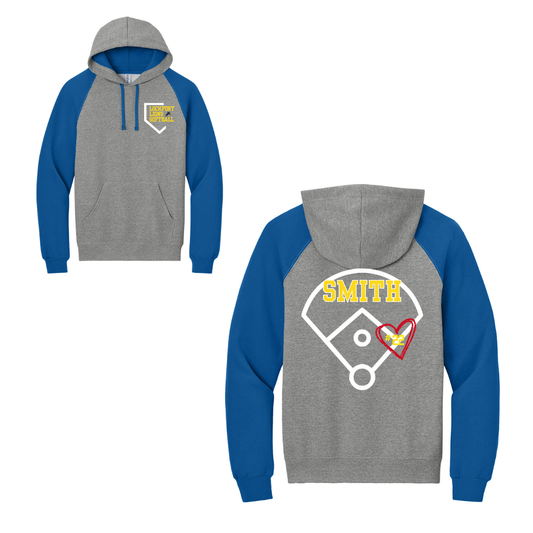 Personalized Softball Hoodie