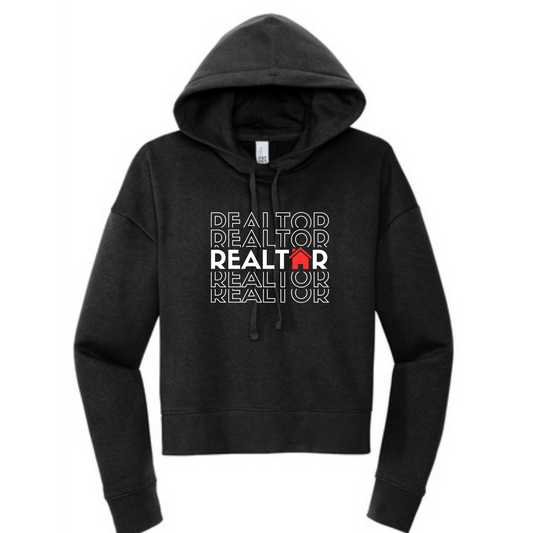 Woman's Realtor Cropped Hoodie