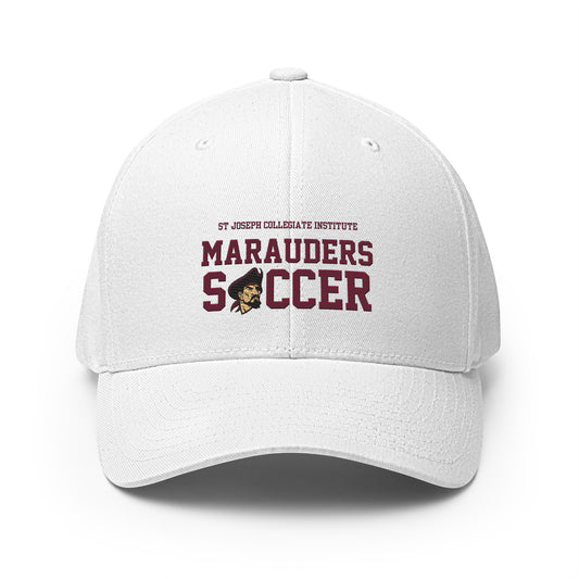 St Joe's Soccer Embroidered Flexfit Structured Twill Cap