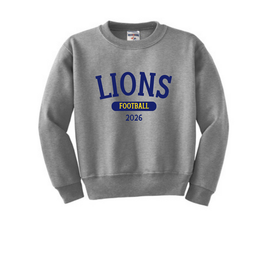 LHS Lions Football Crewneck 2026