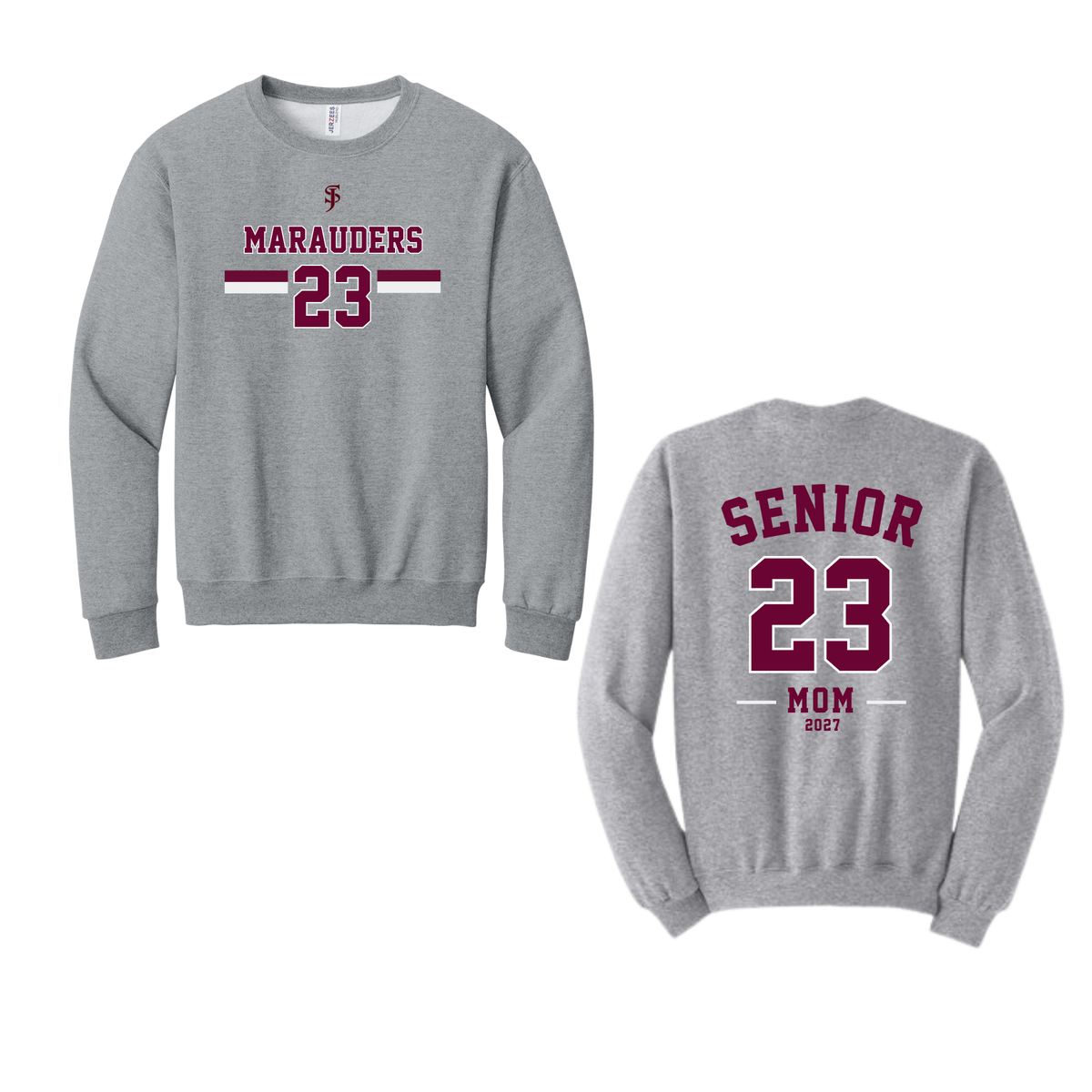 St Joe's Soccer Senior Family Apparel Gray