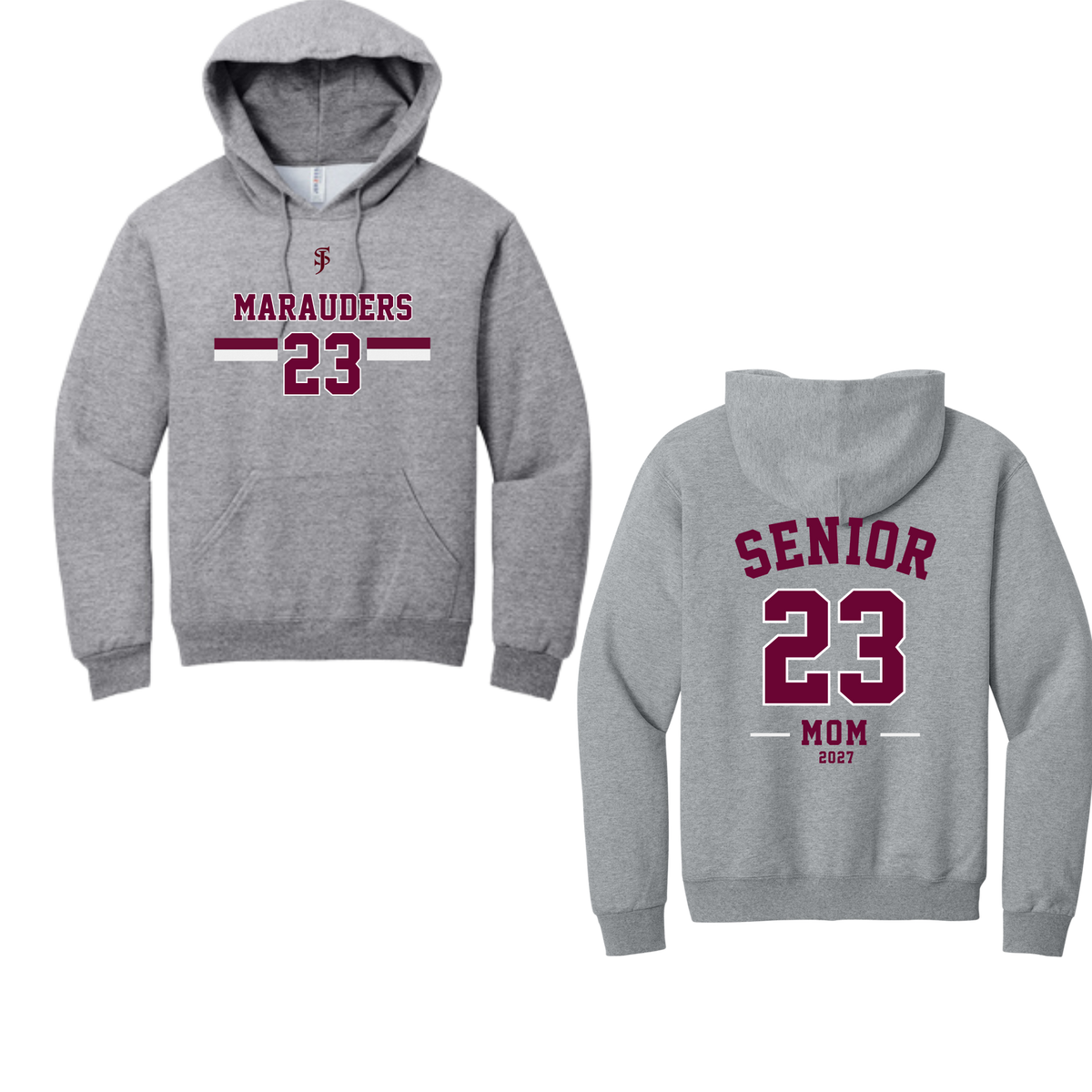 St Joe's Soccer Senior Family Apparel Gray