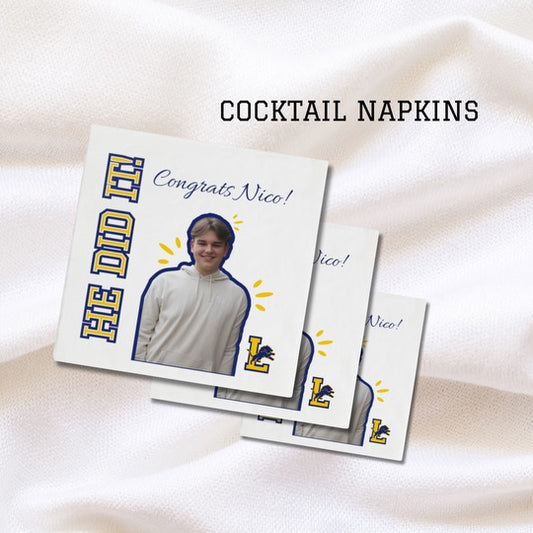 Customized Cocktail Napkins