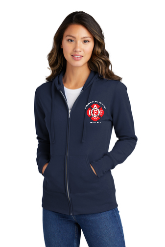 Port & Company Ladies and Unisex Core Fleece Full-Zip Hooded Sweatshirt