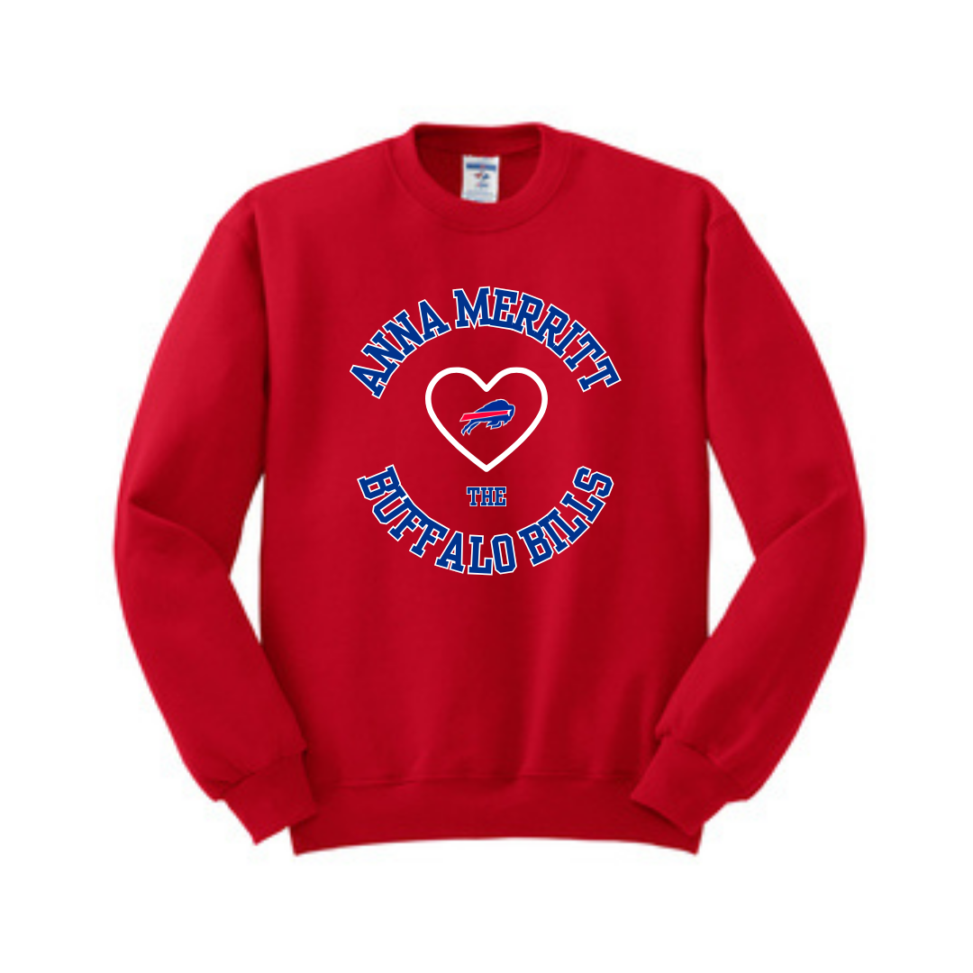 AM Fundraiser Loves the Bills Crewneck