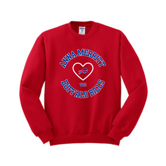 AM Fundraiser Loves the Bills Crewneck