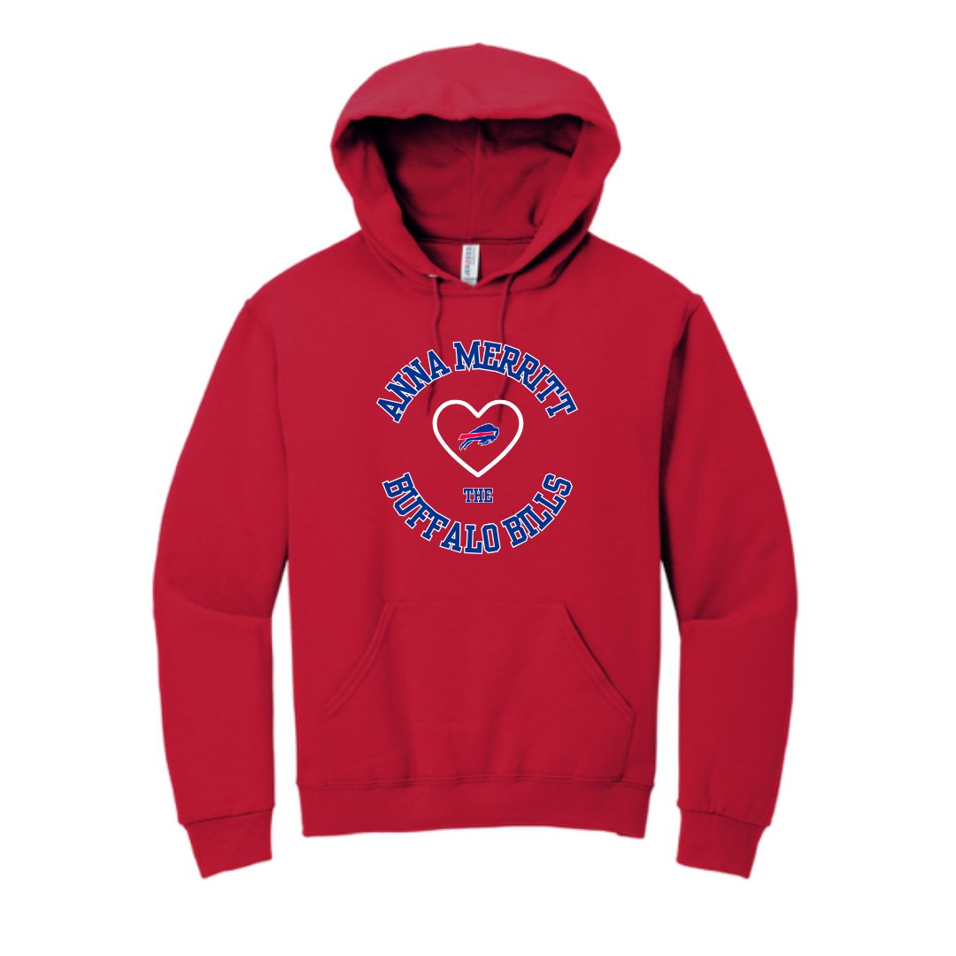 Anna Merritt Loves the Bills Fundraiser hoodie