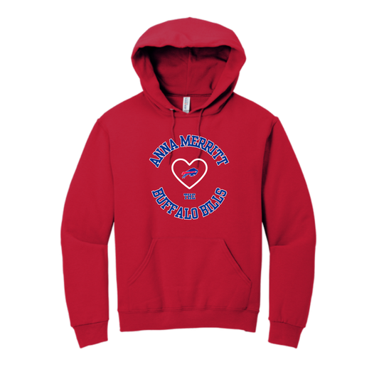 Anna Merritt Loves the Bills Fundraiser hoodie